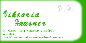viktoria hausner business card